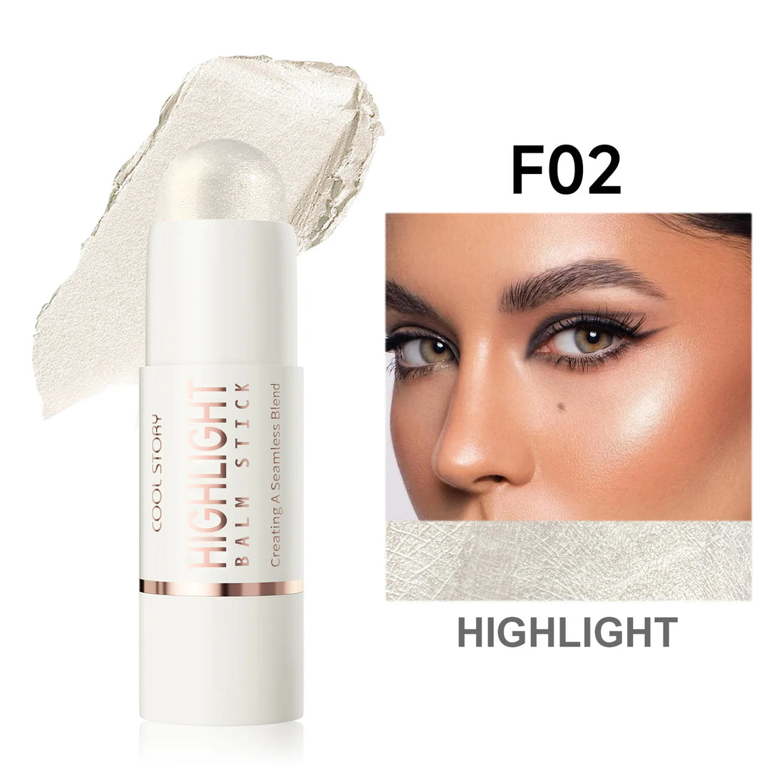 Face Contour Bronzer Stick Face Brighten Highlighter Bar Shimmer Highlighter Blush Stick Nose Shadow Pen Makeup Tool Cosmetics