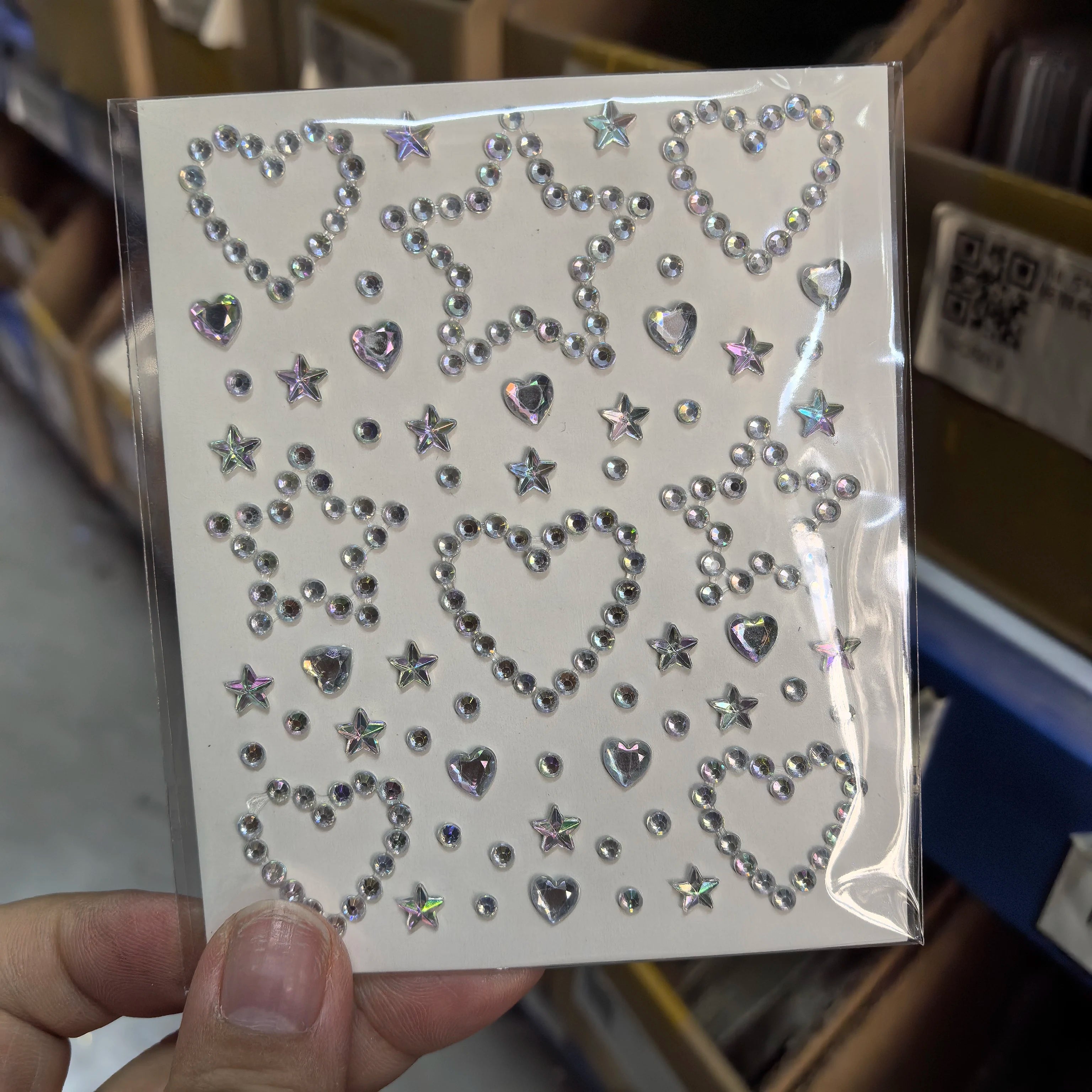 1pcs Laser Sparkle Stars Diamond/Pearls Face Gems Stickers Heart Moon Shape Rhinestones for Eyes/Face Stickers Temporary Tattoos