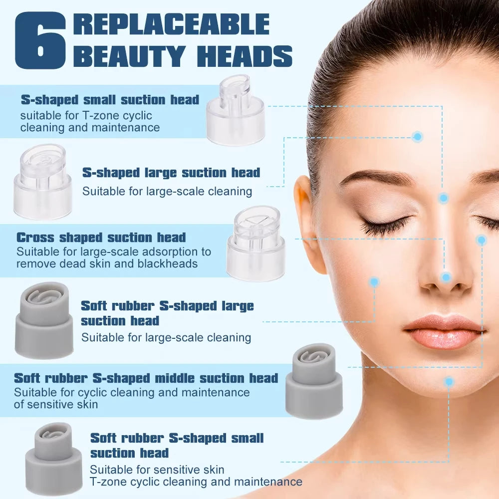 Electric Blackhead Remover Pore Vacuum Cleaner Device