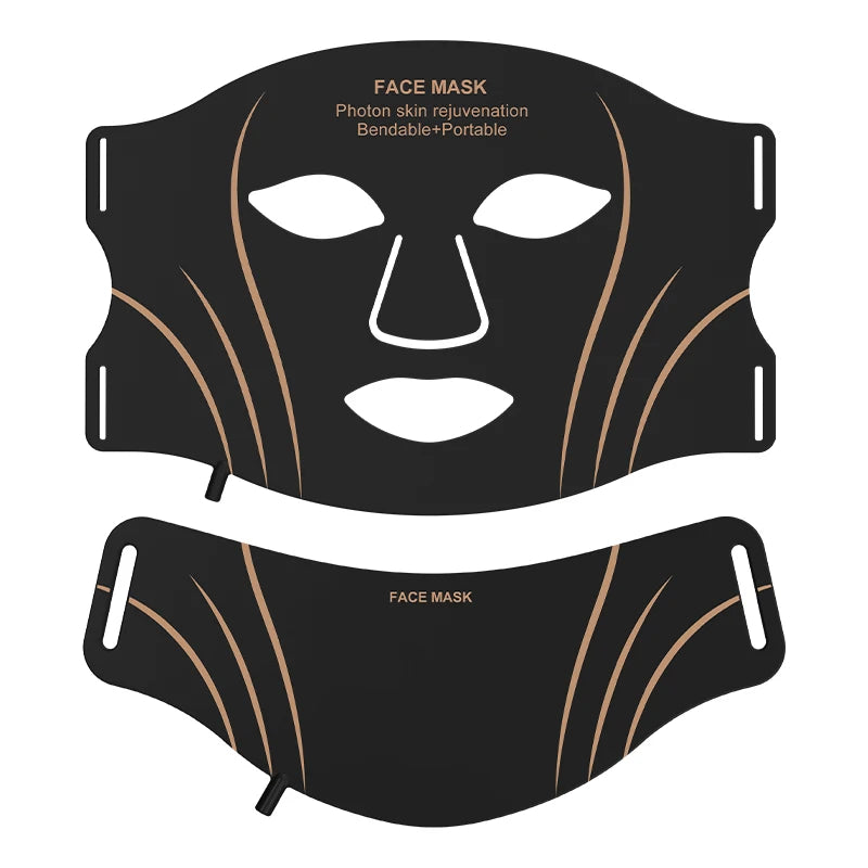 7-Color LED Face & Neck Mask Wireless Red Light Therapy type 3 set with box variant