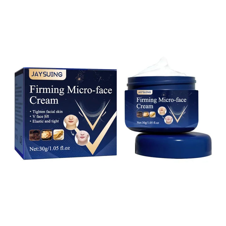 Jaysuing Firming Micro-Face Cream V-Shape Lifting Support application step on skin