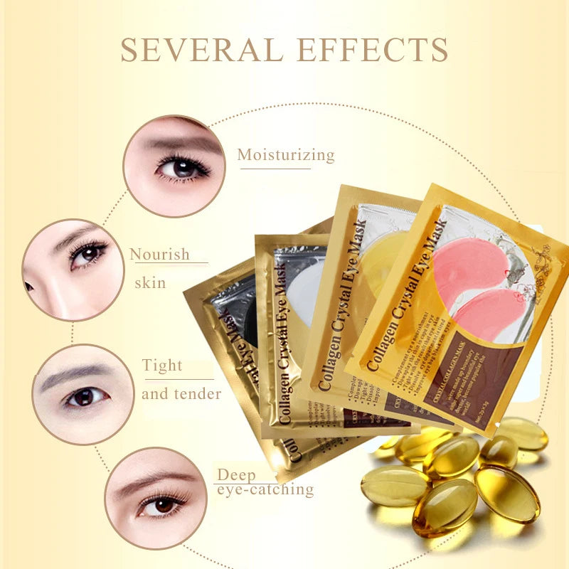 Gold Collagen Eye Mask Firming Hydrating Patches 20pcs