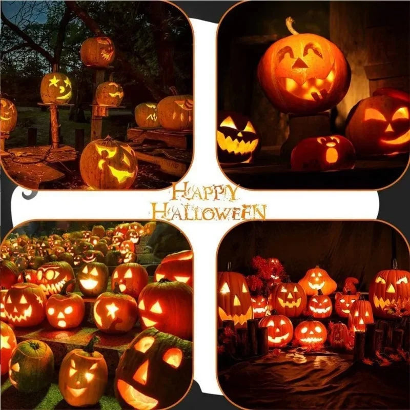 7Pcs Halloween Pumpkin Carving Set Tools Pumpkin Carving Knife Adults Pumpkin Cutting Supplies Engraving Kitchen Cutting Tools