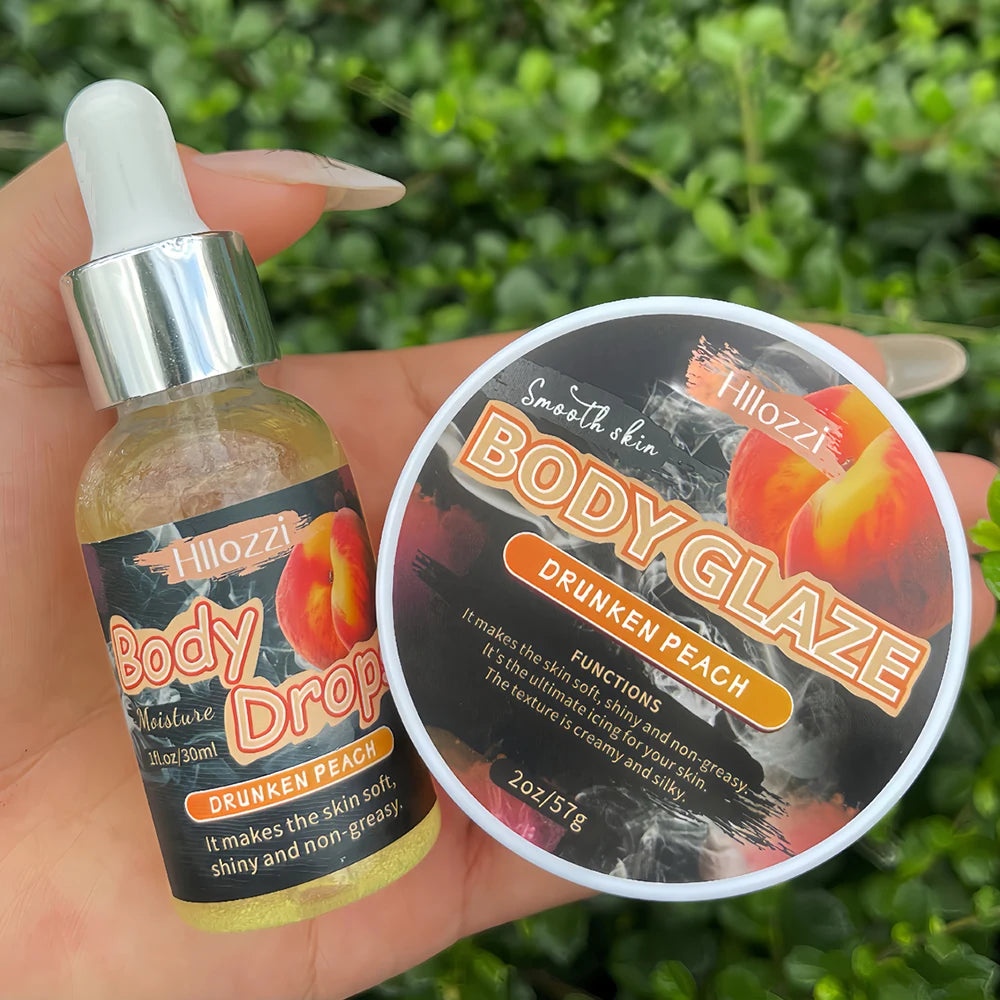 Hydrating Body Glaze & Oil Duo Non-Greasy Skin Glow