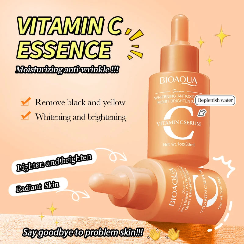 BIOAQUA  Hyaluronic Acid Serum Moisturizing Brightening Hydrating Firming Facial Essence Beauty Face Skin Care