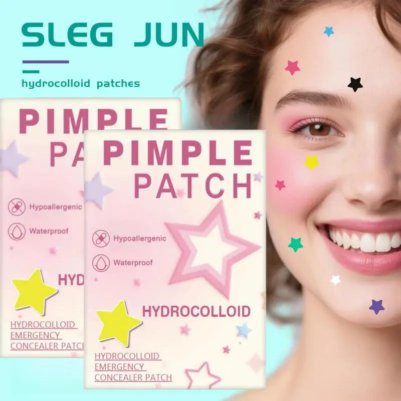 Colorful Star Pimple Patch Bulk Set a sheet of patches
