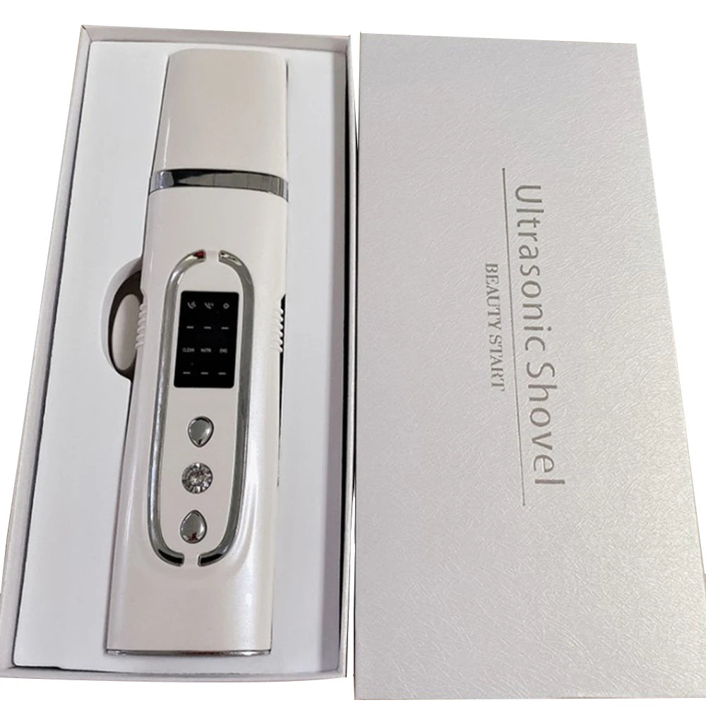 Ultrasonic Skin Scrubber Deep Cleansing Device Tool