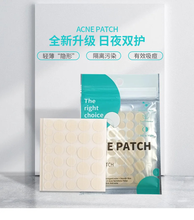Invisible Acne Pimple Patches Quick Spot Cover pack contents and count

