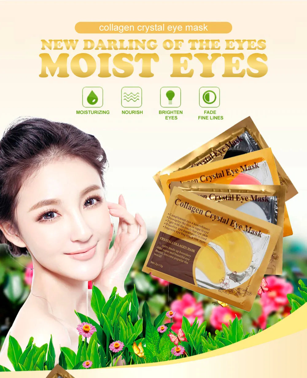Gold Collagen Eye Mask Firming Hydrating Patches 20pcs