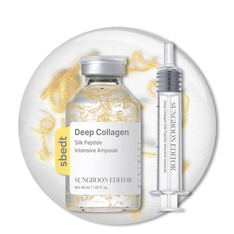 Korean Skin Care Kit - Deep Collagen Silk Peptide Ampoule