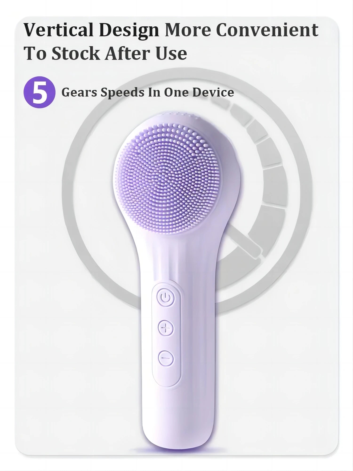 Silicone Electric Face Cleansing Brush Waterproof