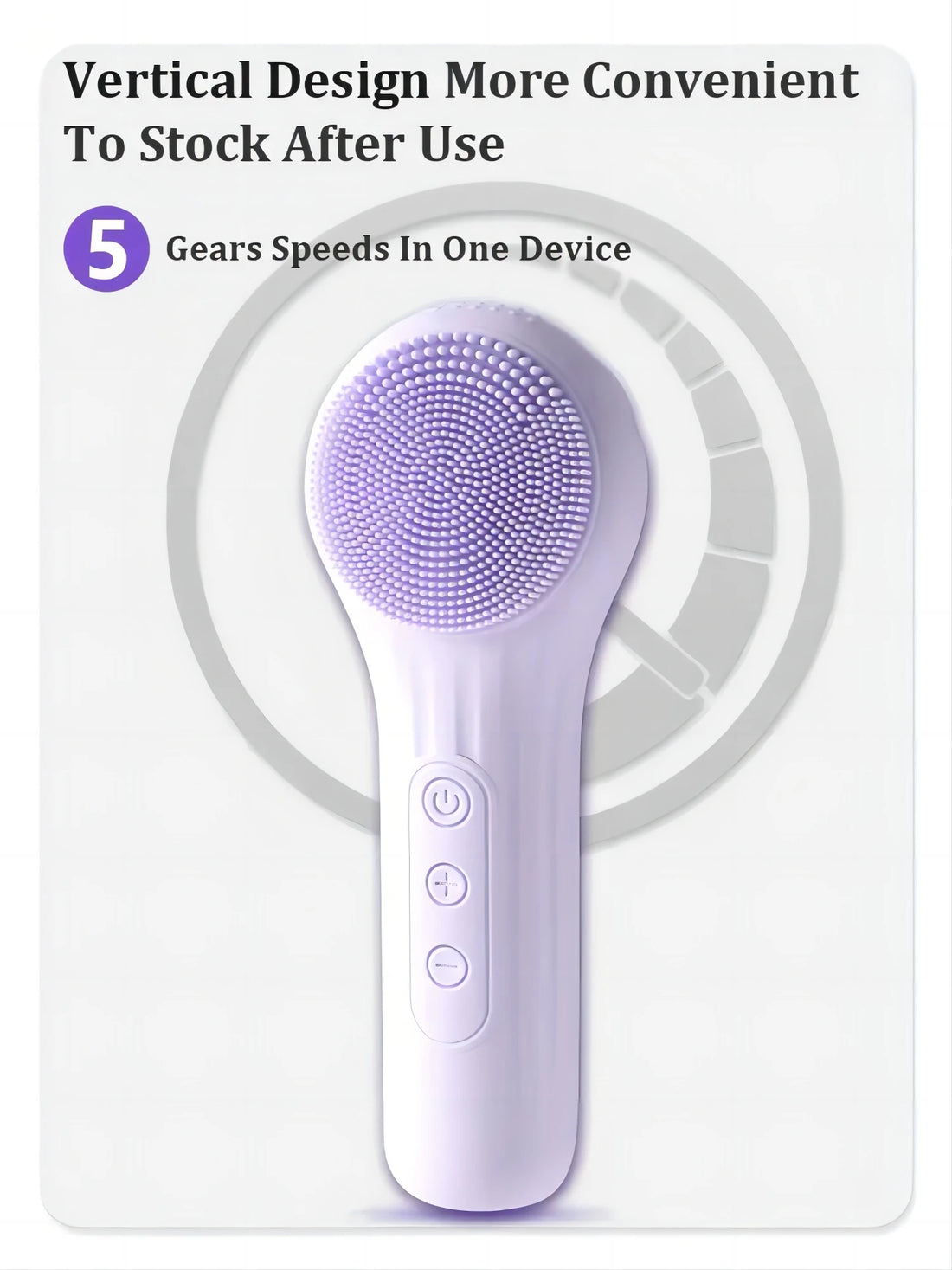 Silicone Electric Face Cleansing Brush Waterproof
