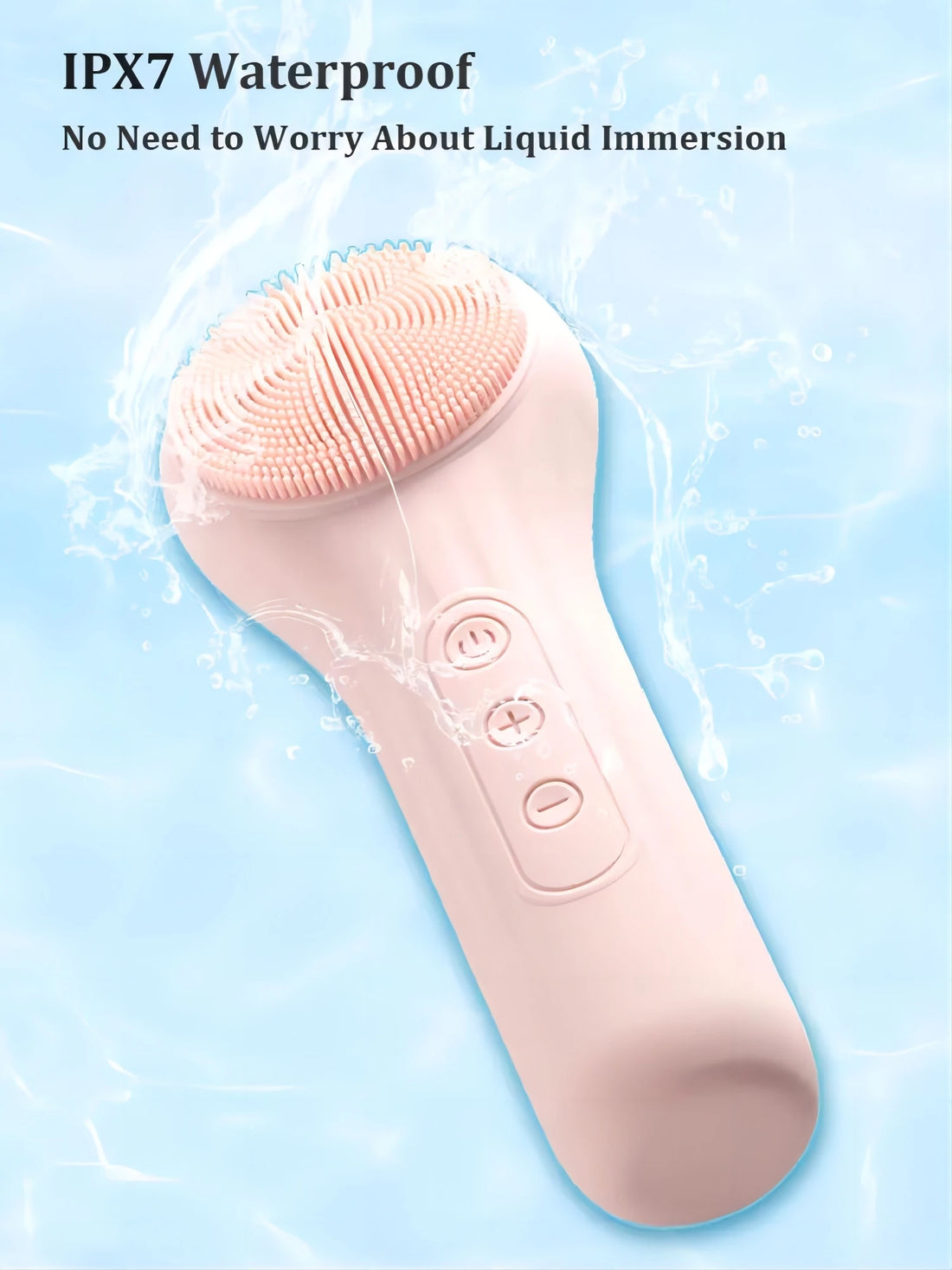 Silicone Electric Face Cleansing Brush Waterproof