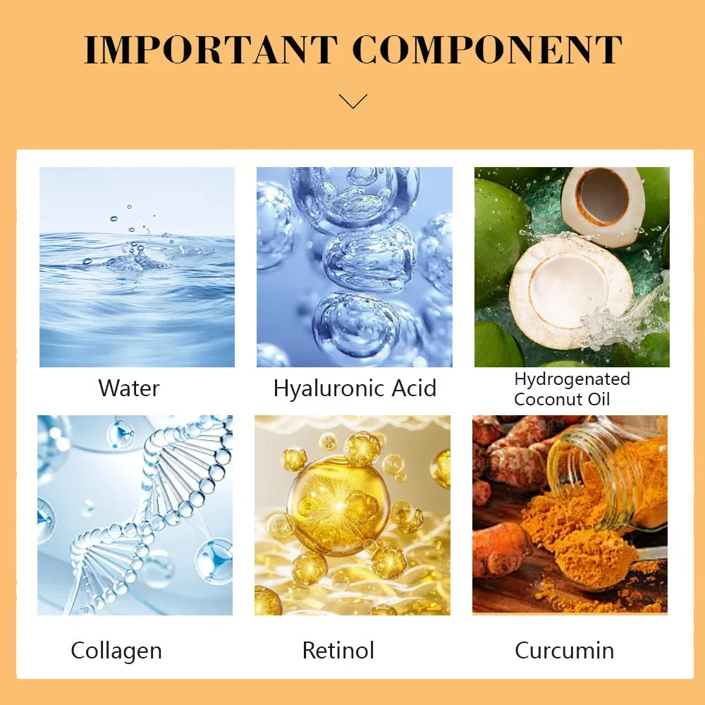 Retinol & Collagen Neck Cream Stick Firming Moisturizer key ingredients highlighted
