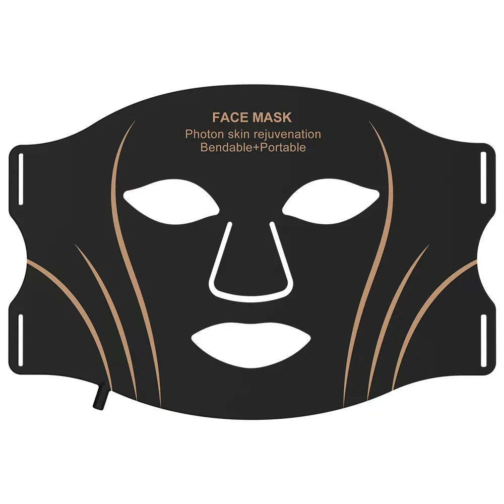 7-Color LED Face & Neck Mask Wireless Red Light Therapy type1 set with box variant