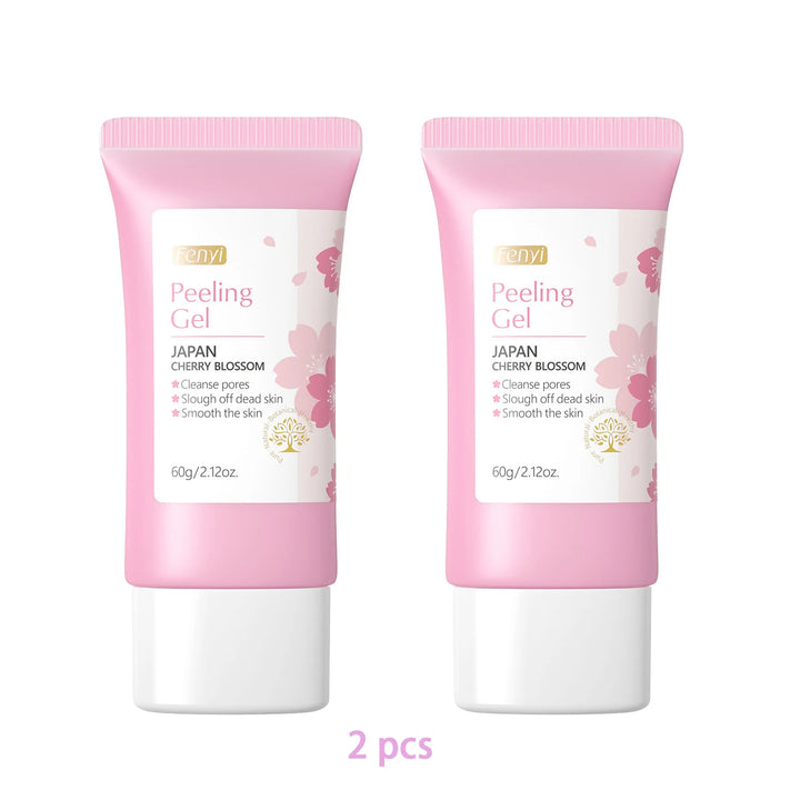 Sakura Exfoliating Facial Gel Deep Cleansing Scrub the lightweight, absorbed finish
