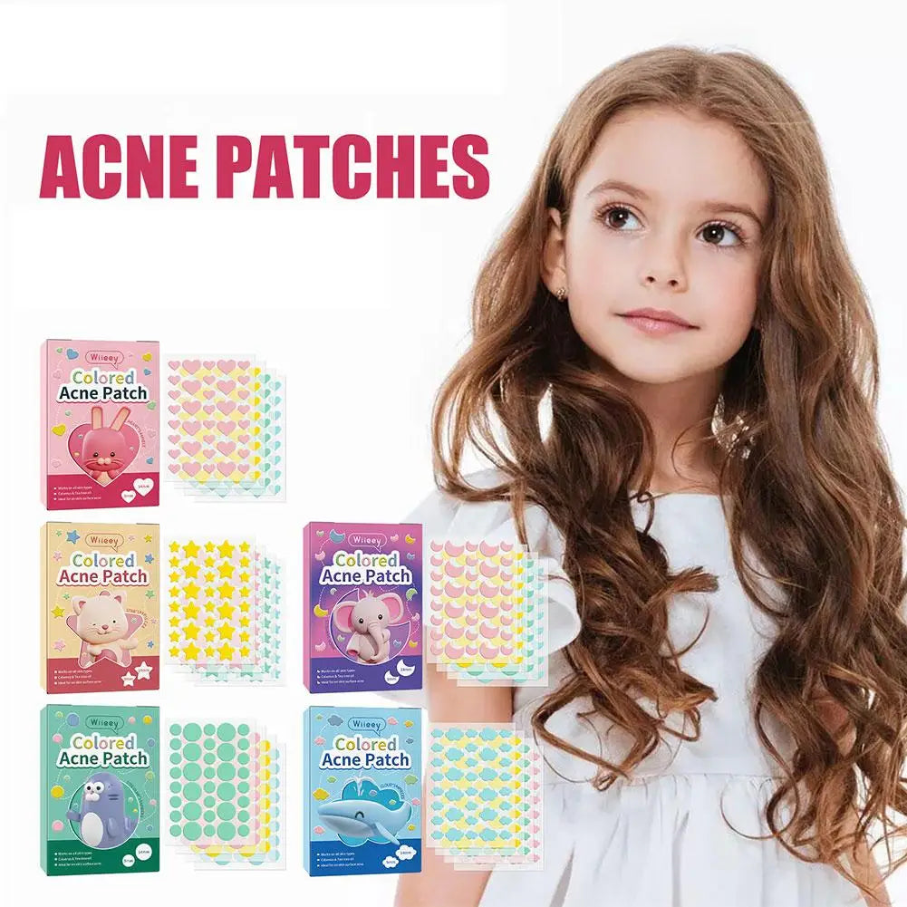 Star Acne Pimple Patches Colorful Invisible Spot Cover how-to-use steps
