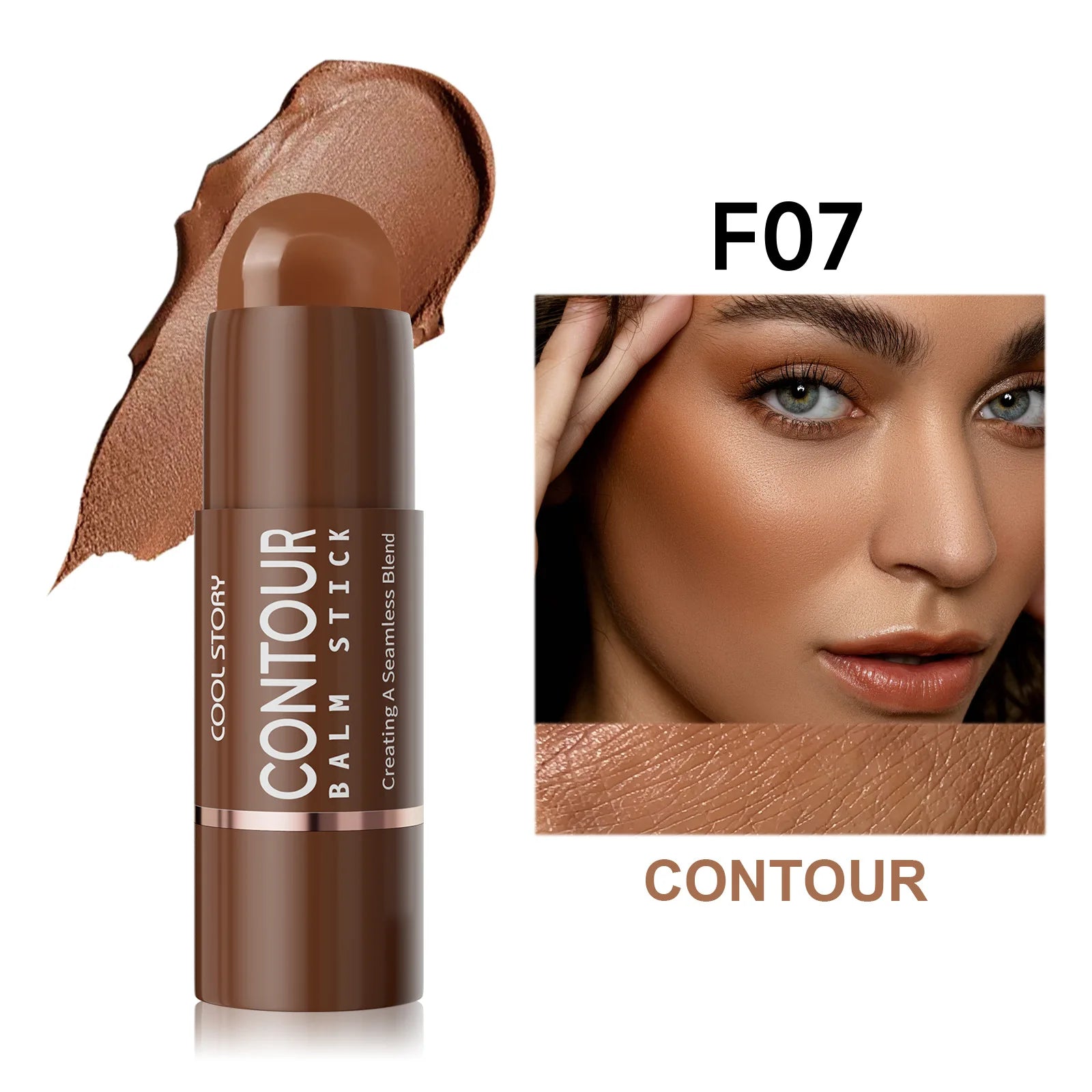 Face Contour Bronzer Stick Face Brighten Highlighter Bar Shimmer Highlighter Blush Stick Nose Shadow Pen Makeup Tool Cosmetics