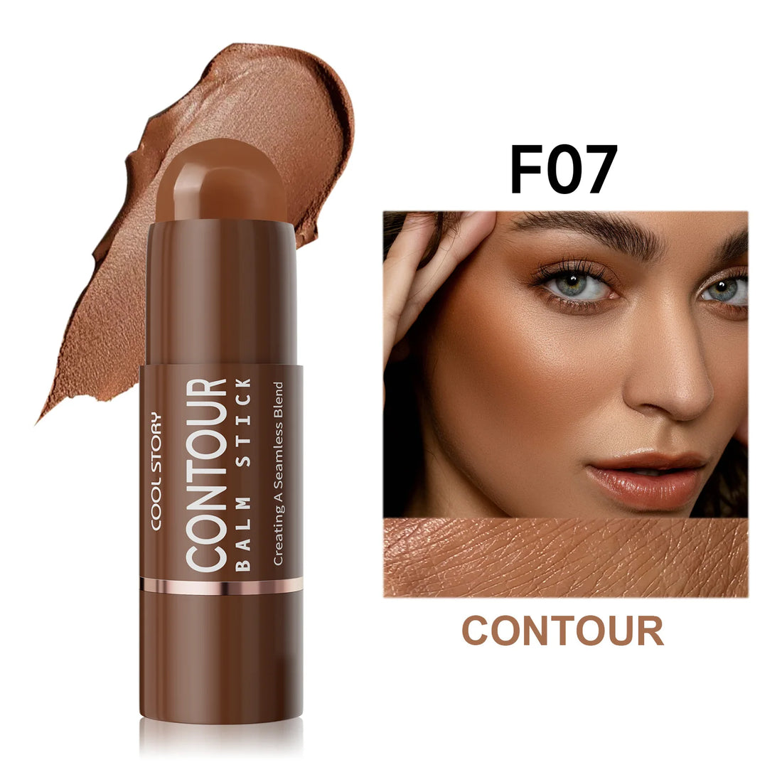 Face Contour Bronzer Stick Face Brighten Highlighter Bar Shimmer Highlighter Blush Stick Nose Shadow Pen Makeup Tool Cosmetics