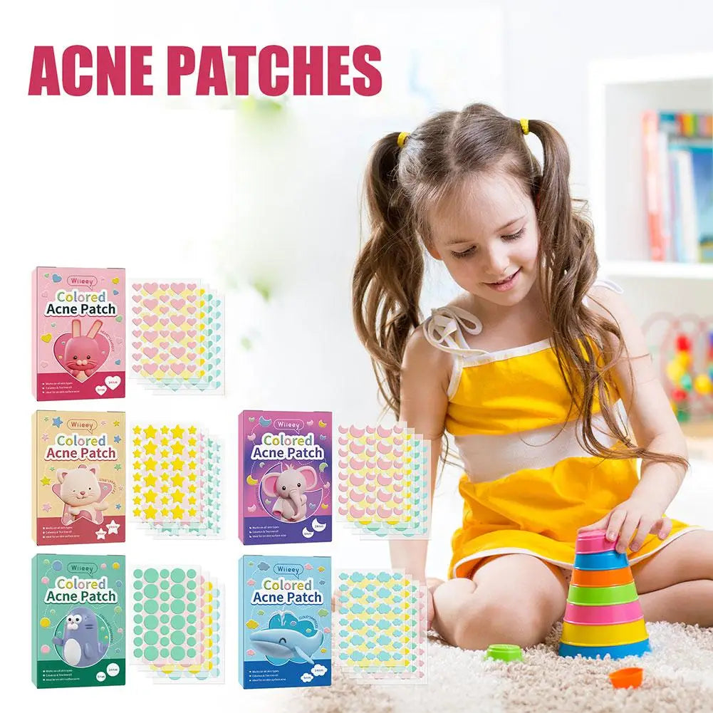 Star Acne Pimple Patches Colorful Invisible Spot Cover thin, near-invisible finish
