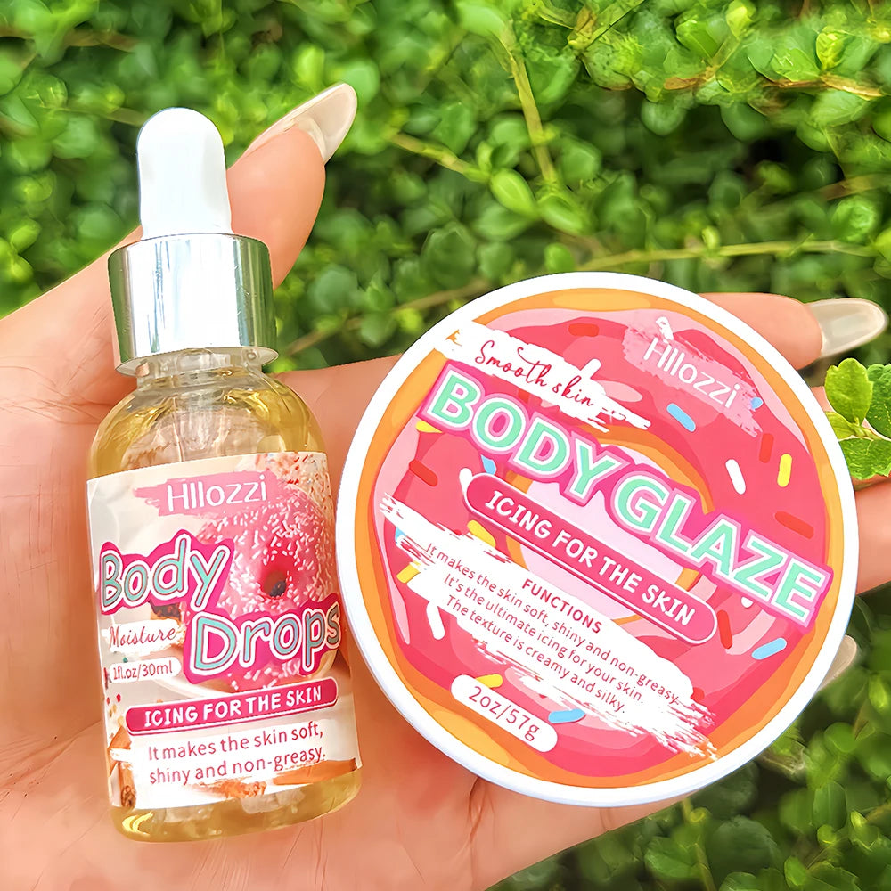 Hydrating Body Glaze & Oil Duo Non-Greasy Skin Glow