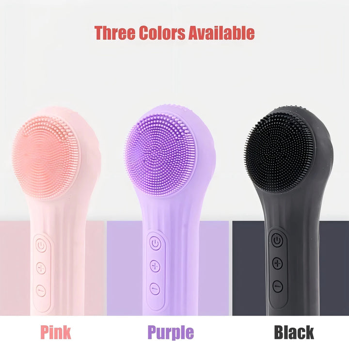 Silicone Electric Facial Cleansing Brush Waterproof, Heated additional product view 15
