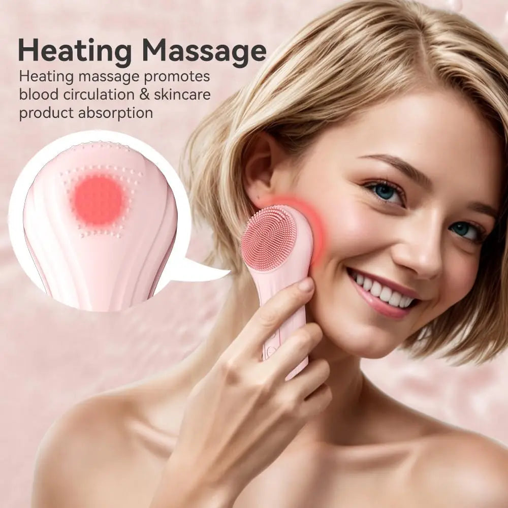 Silicone Electric Face Cleansing Brush Waterproof