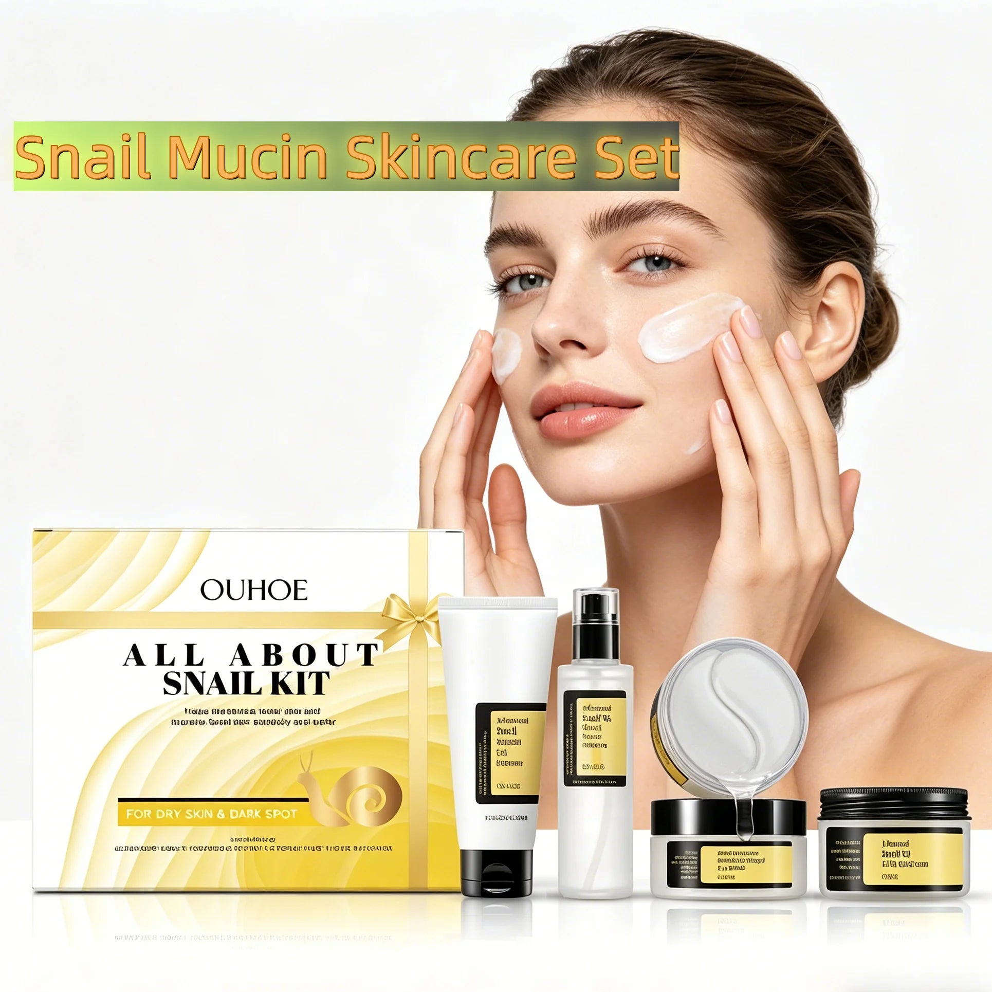 Snail Mucin Skincare Set 4-Step Glow Routine 2 SET / United States variant