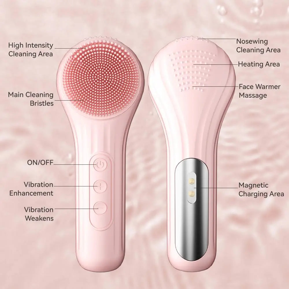 Silicone Electric Face Cleansing Brush Waterproof