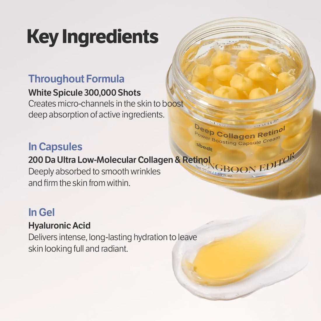 Korean Skin Care Kit - Deep Collagen Silk Peptide Ampoule