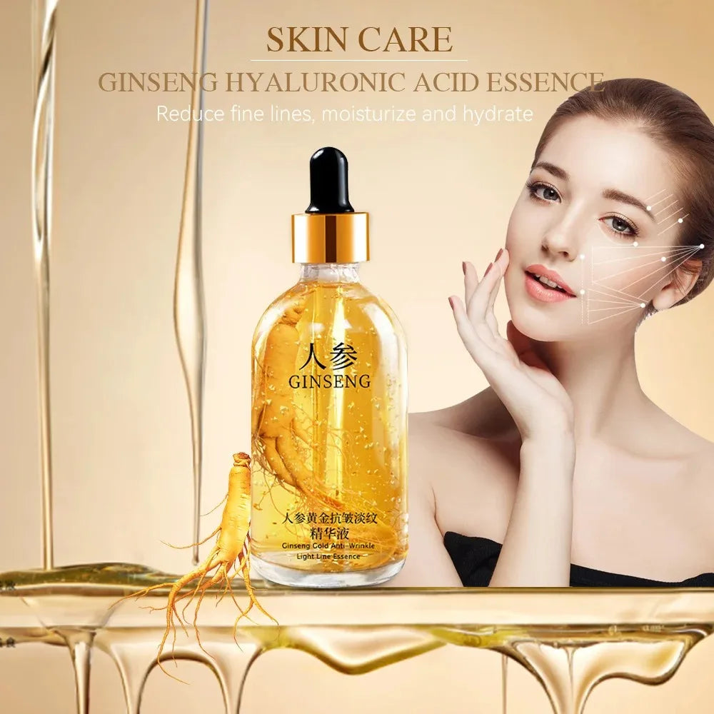 24K Gold Hyaluronic Acid & Niacinamide Face Serum – Anti-Aging, Brightening & Hydrating Skincare