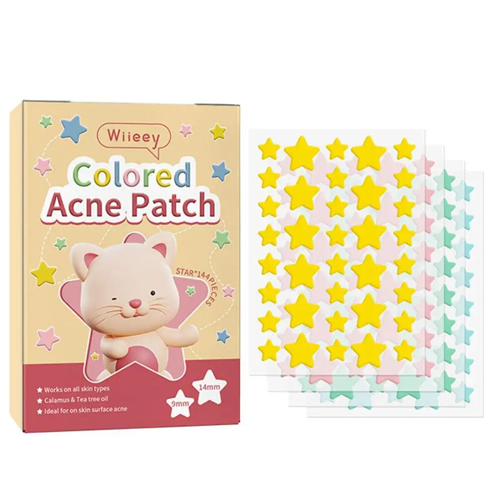 Star Acne Pimple Patches Colorful Invisible Spot Cover
