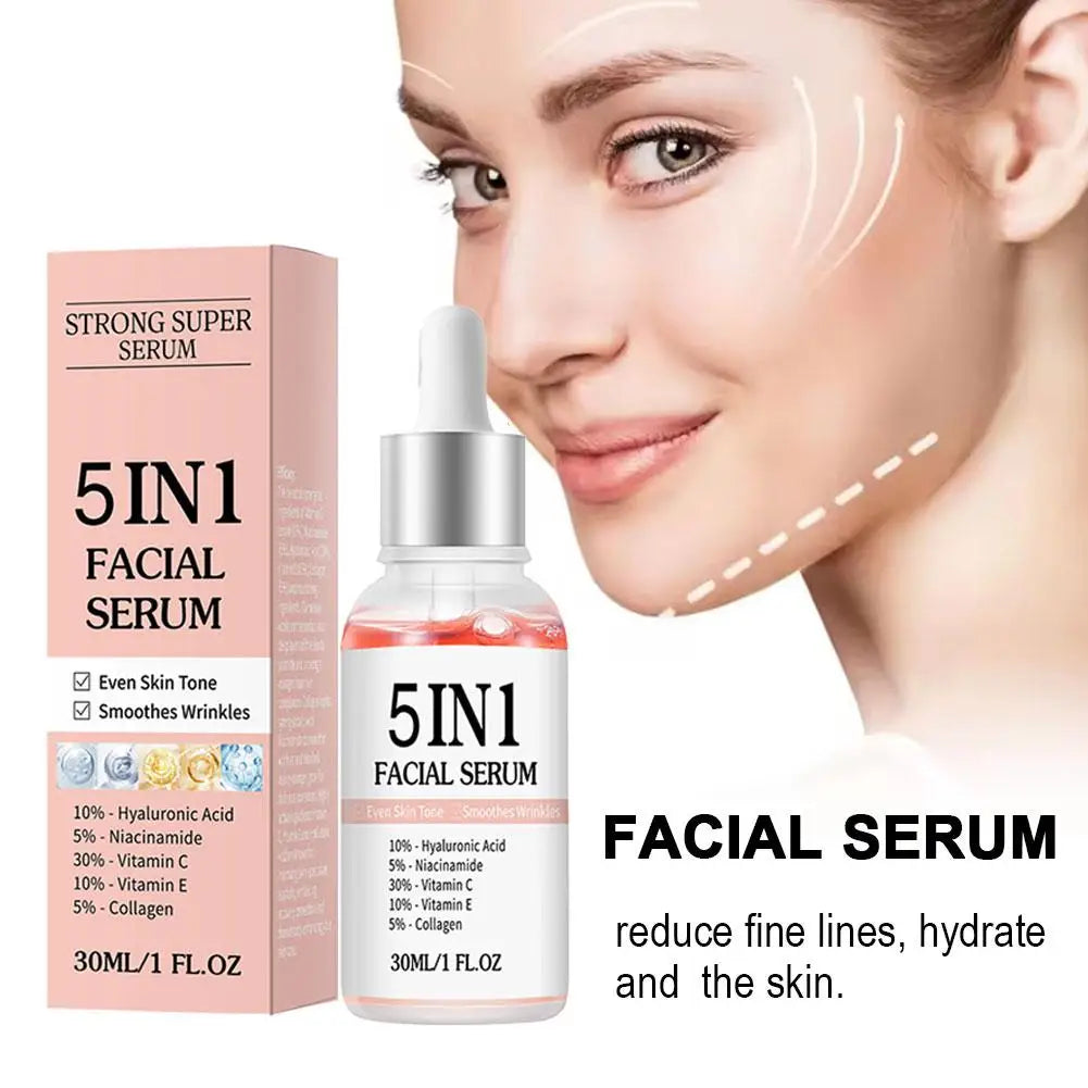5-in-1 Hydrating Facial Serum for Fine Lines
