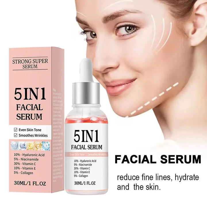 5-in-1 Hydrating Facial Serum for Fine Lines