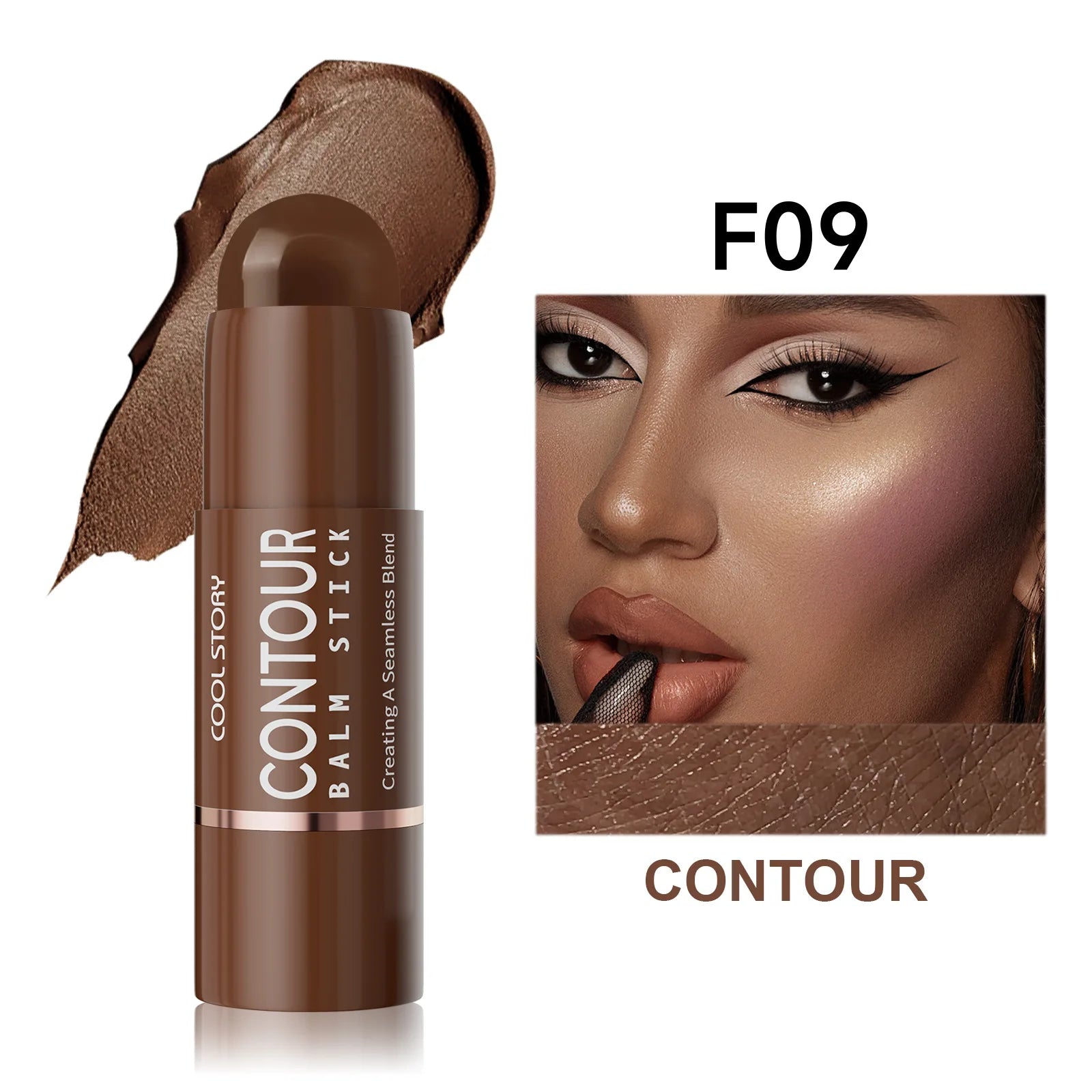 Face Contour Bronzer Stick Face Brighten Highlighter Bar Shimmer Highlighter Blush Stick Nose Shadow Pen Makeup Tool Cosmetics