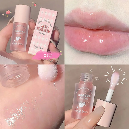 Crystal Jelly Fruit Lip Oil Hydrating Gloss