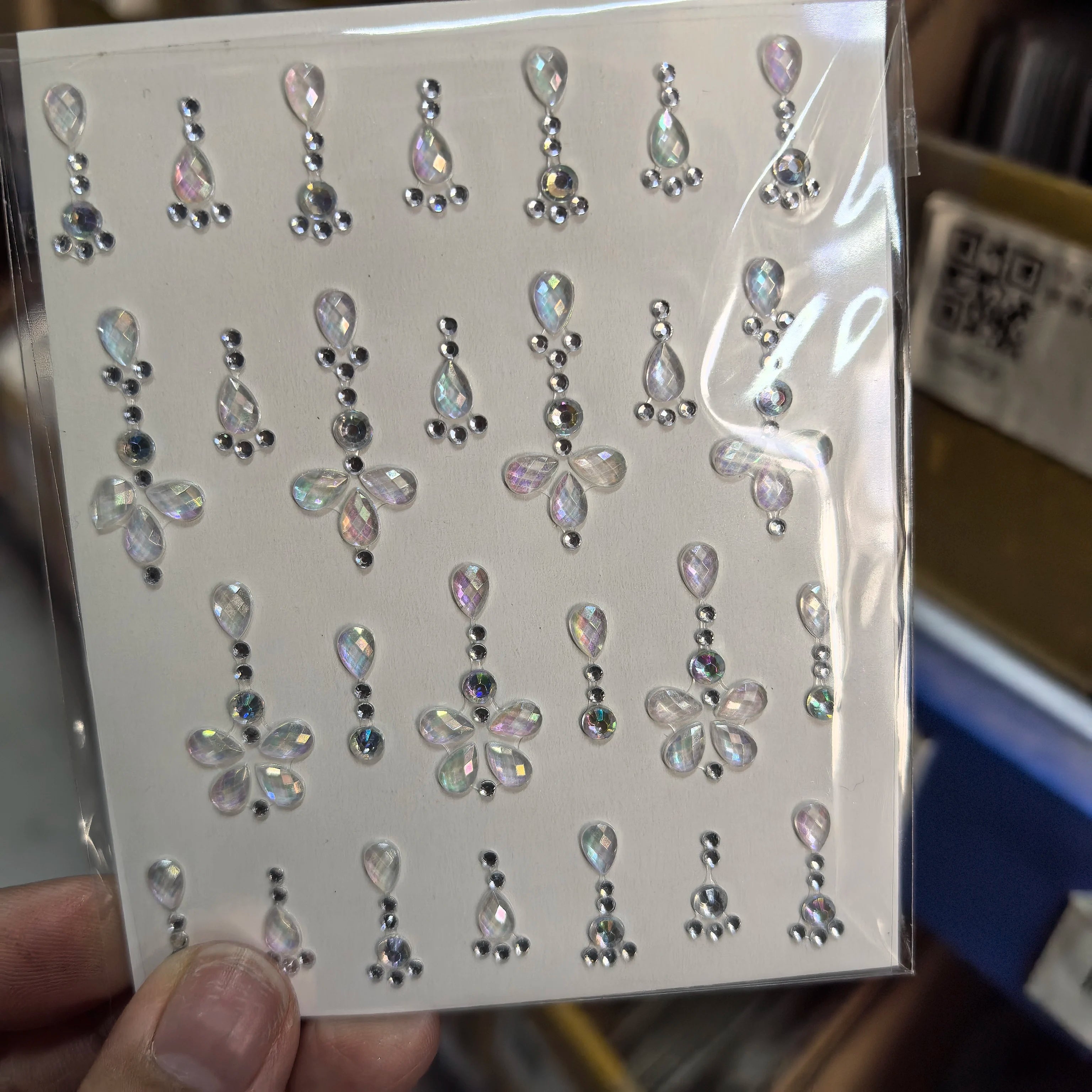 1pcs Laser Sparkle Stars Diamond/Pearls Face Gems Stickers Heart Moon Shape Rhinestones for Eyes/Face Stickers Temporary Tattoos