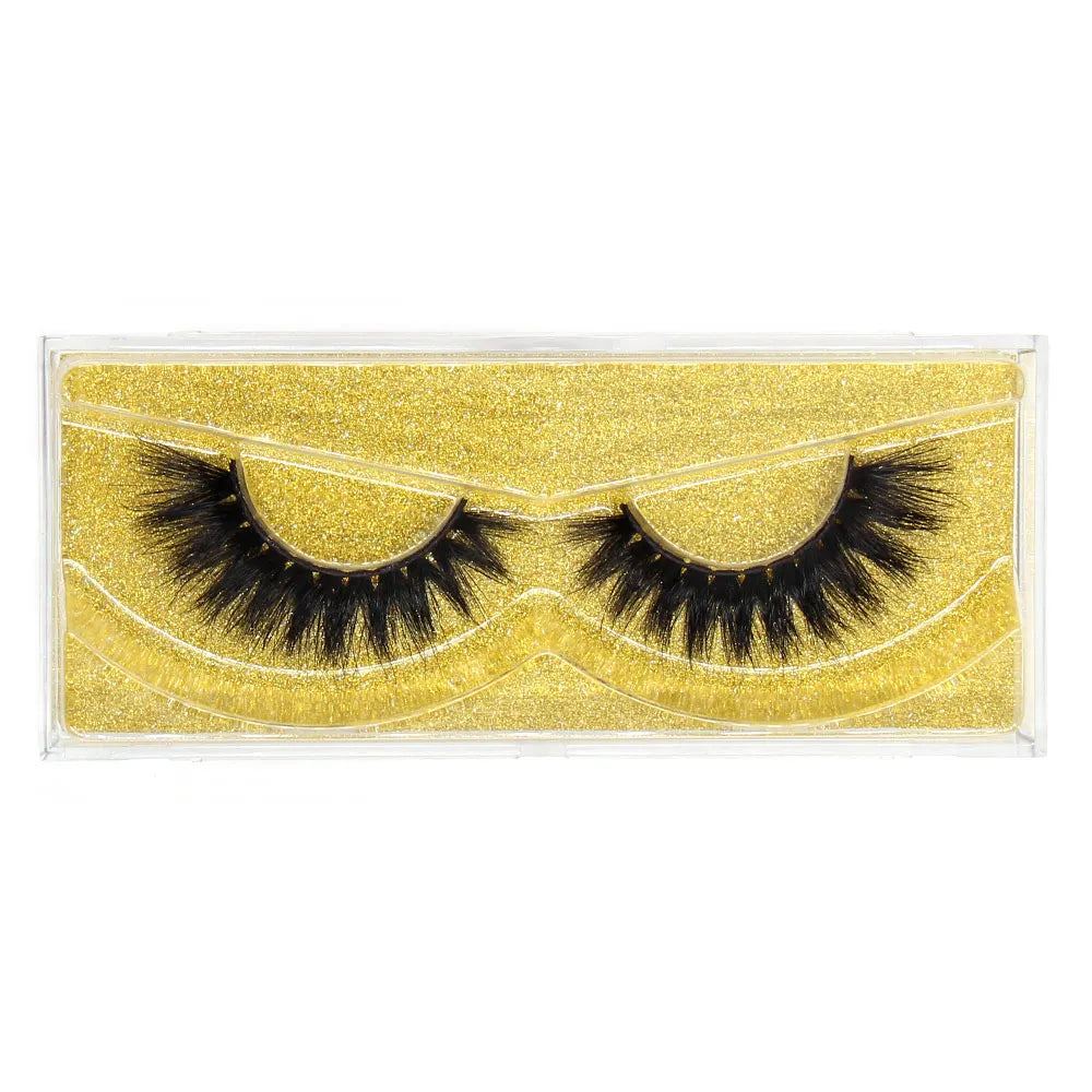 FOXESJI Lashes 3D Mink Eyelashes Natural Long Fluffy Dramatic Strip Eye Lashes Eyelash Extension Soft False Eyelashes Makeup