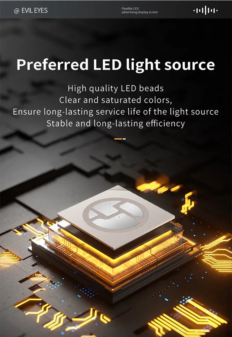 New APP LED Truck Car Devil Eye Light For Board Windshield Remote Music Control Custom Text Pattern Lighting 12V 24V Display
