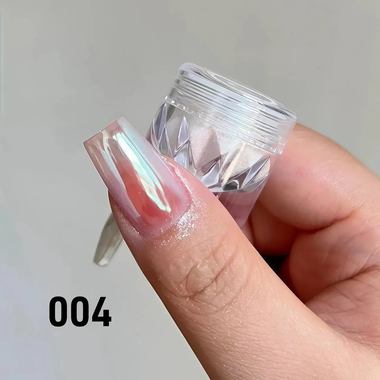 1pc Chrome Nail Powder Ice Transparent Aurora High Gloss Pearl Rainbow Color Powder Metal Pigment Nail Art Creation