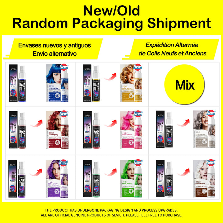 Sevich 5 Color Hair Color Spray Instant Hair Color Hair Styling Product 30ml Temporary Hair Dry Color Fashion Beauty Makeup