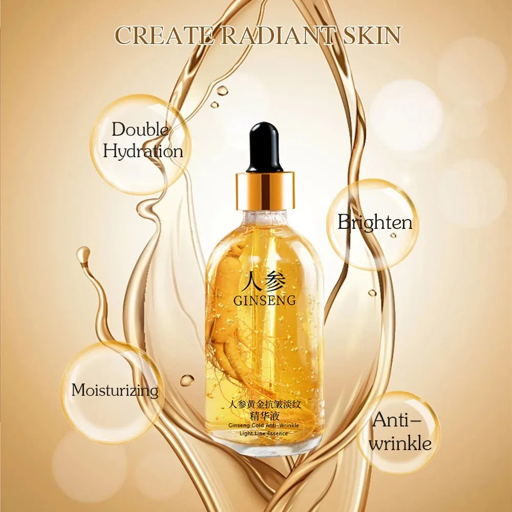 24K Gold Hyaluronic Acid & Niacinamide Face Serum – Anti-Aging, Brightening & Hydrating Skincare