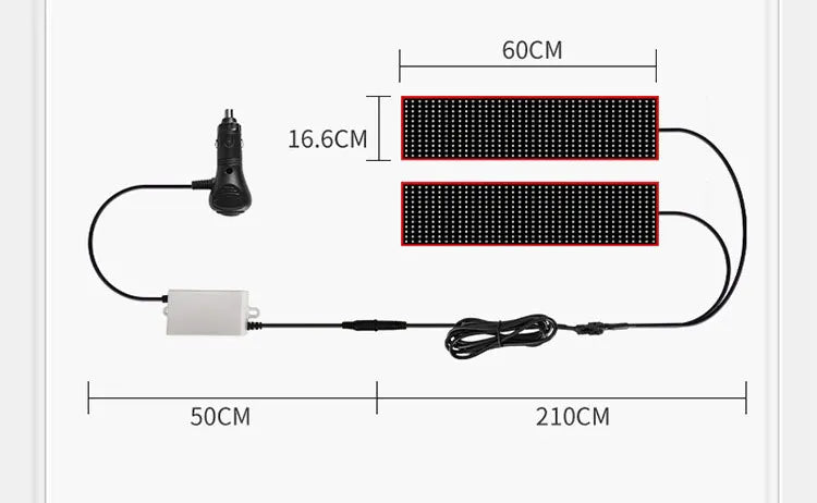 New APP LED Truck Car Devil Eye Light For Board Windshield Remote Music Control Custom Text Pattern Lighting 12V 24V Display