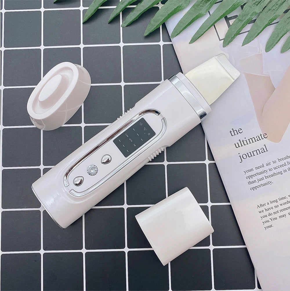 Ultrasonic Skin Scrubber Deep Cleansing Device Tool