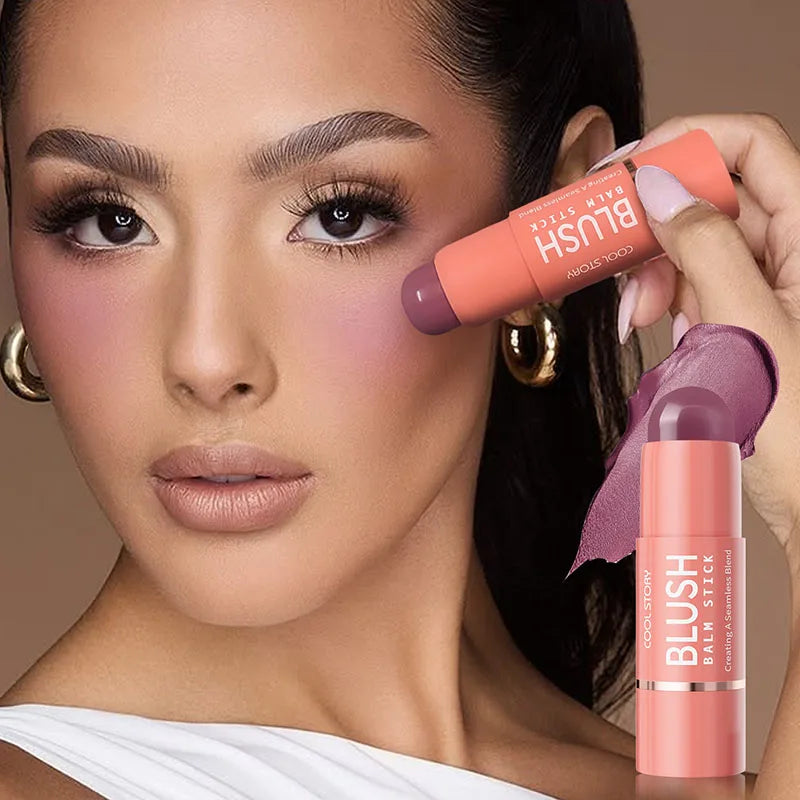 Face Contour Bronzer Stick Face Brighten Highlighter Bar Shimmer Highlighter Blush Stick Nose Shadow Pen Makeup Tool Cosmetics