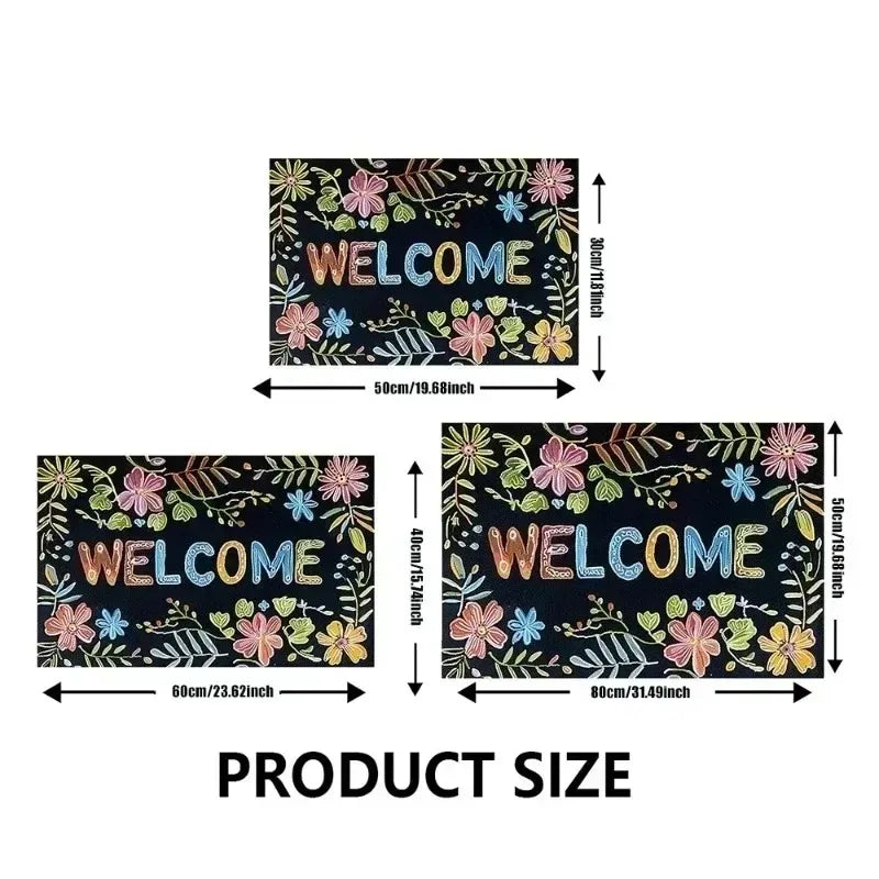 Halloween Pumpkin Doormat Halloween Theme Party Decoration Kids Favor Pumpkin Ghost Doormat Trick or Treat Party Supplies