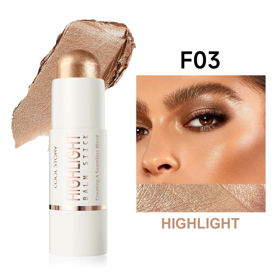 Face Contour Bronzer Stick Face Brighten Highlighter Bar Shimmer Highlighter Blush Stick Nose Shadow Pen Makeup Tool Cosmetics