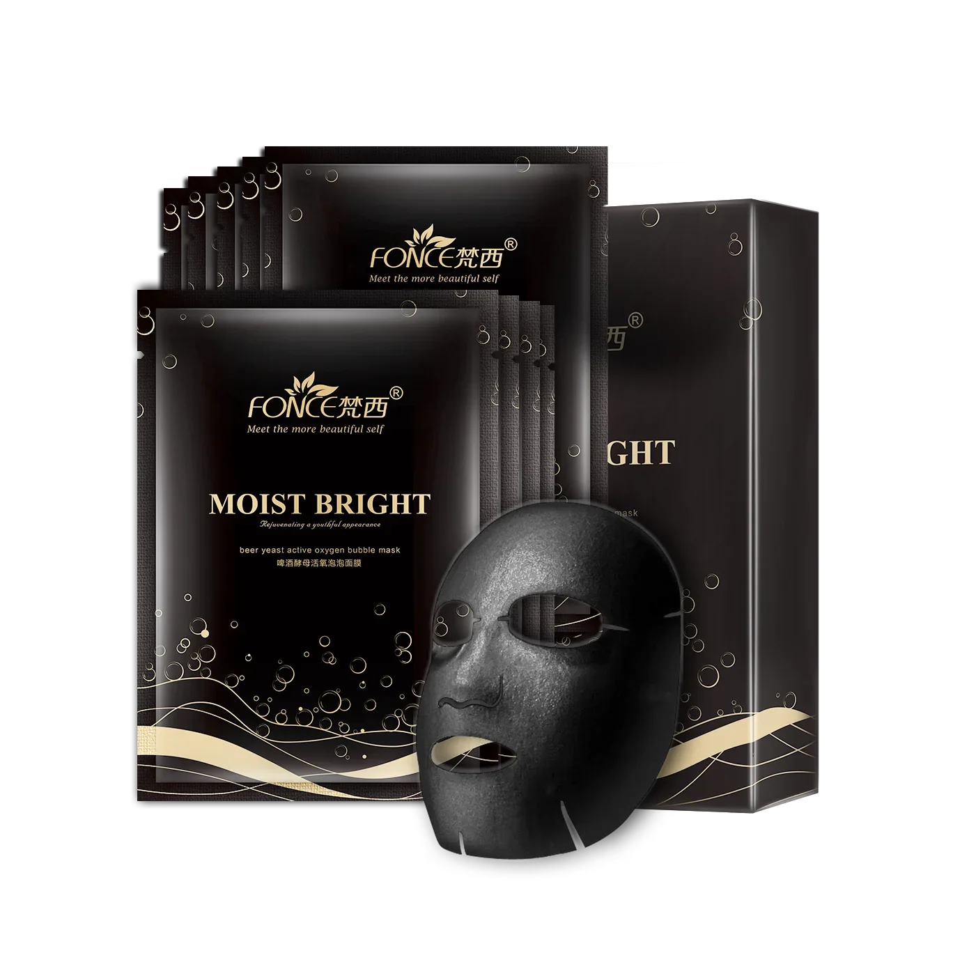 FONCE Black Sea Salt Bubble Mask Deep Cleansing additional product view 17