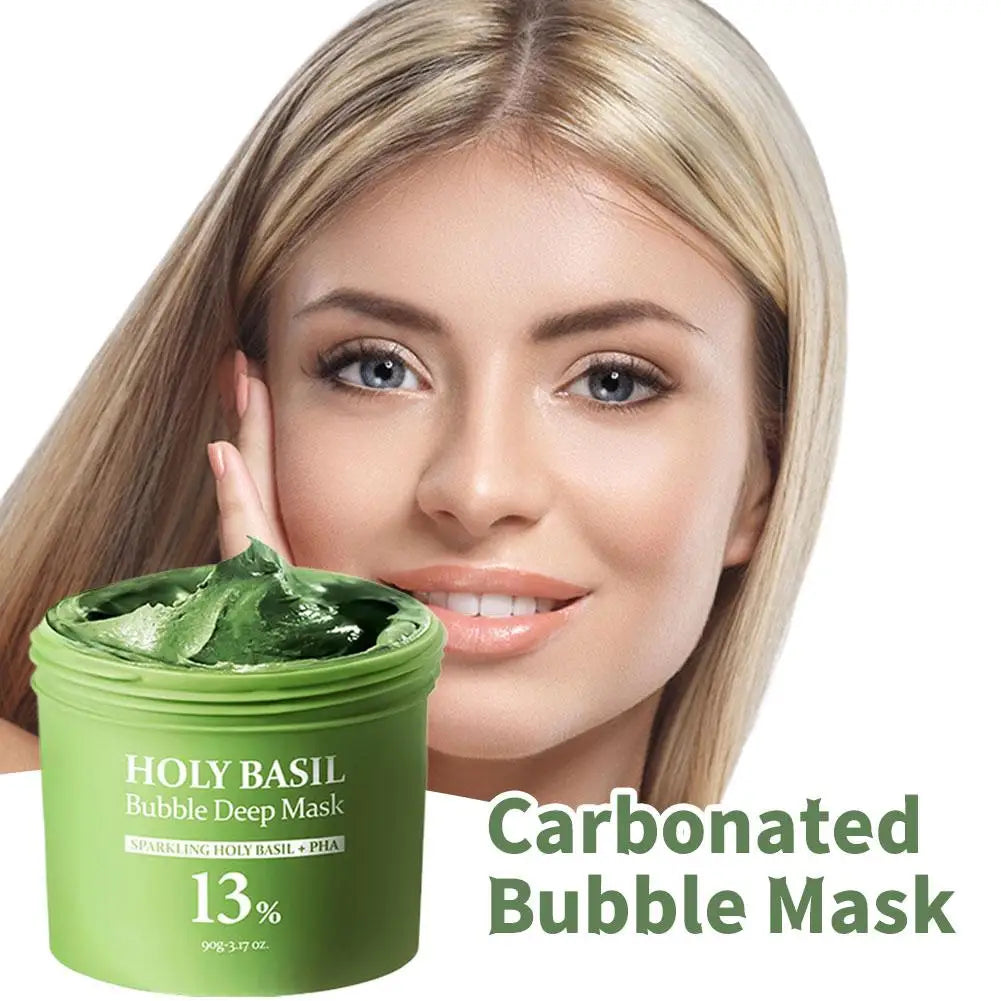 Carbonic Acid Holy Basil Bubble Mask Pore & Blackhead Care 90g variant
