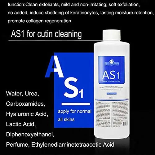 Aqua Peel Solution Set AS1 SA2 AO3 (1200ml) Hydradermabrasion controls and light-mode settings